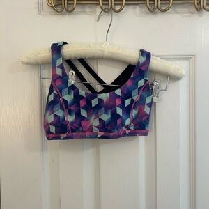 Ivivva Colorful Geometric Sports Bra